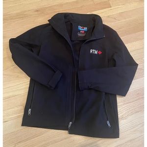 Coat Bombers Jacket Black RTM Ottawa Canada RTM Rail Railroad Transportation S